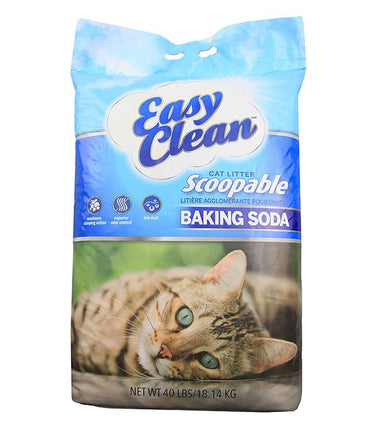 Easy Clean Baking Soda Clumping Cat Litter - 9.07KG